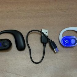 Наушник беспроводной черный и белый - фото 1