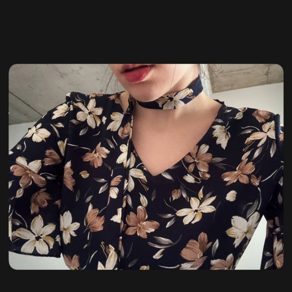 Платье в цветочный принт