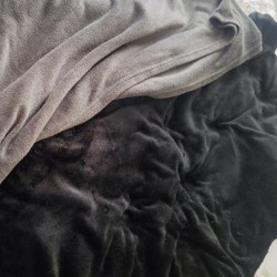 Плед чёрный - фото 3