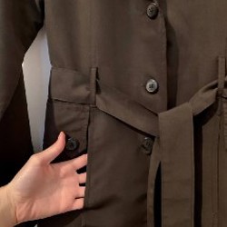 Тренч шоколадный - фото 2