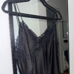 Сатиновое платье-комбинация Zara - фото 2