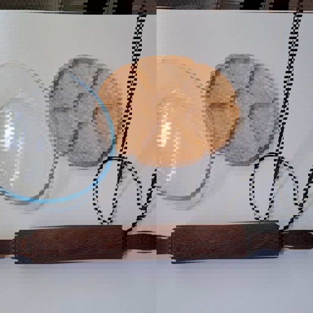 Деревянная тарелка