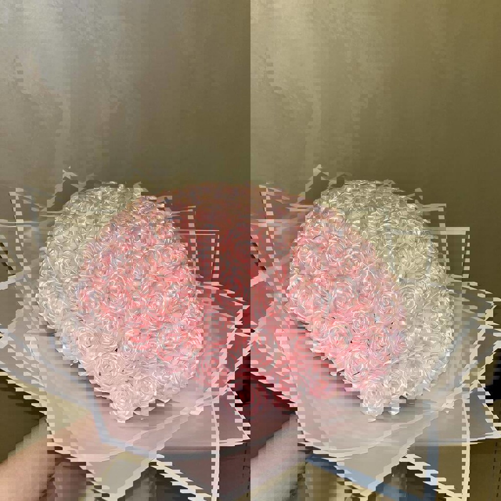 Букет из атласных лент