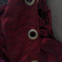 Штора красная - фото 4