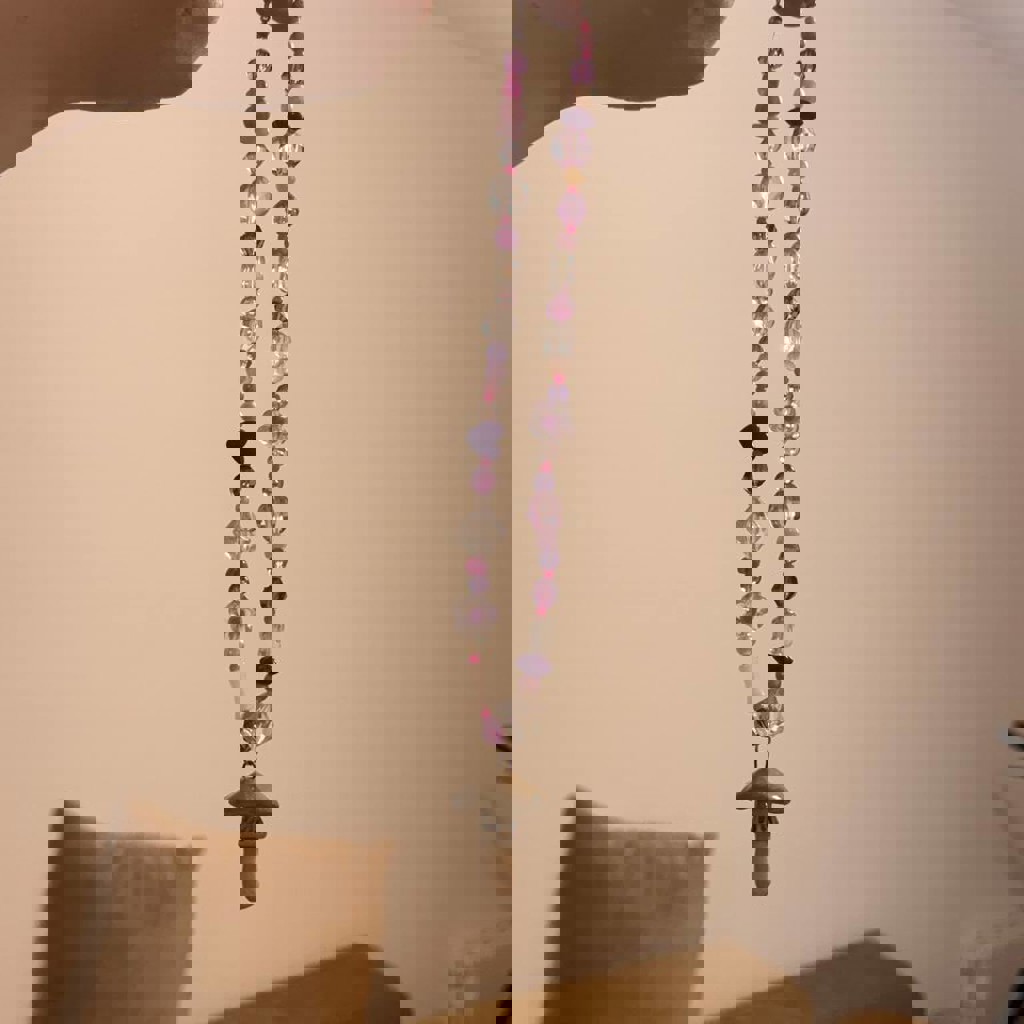 Колье с керамическим грибом