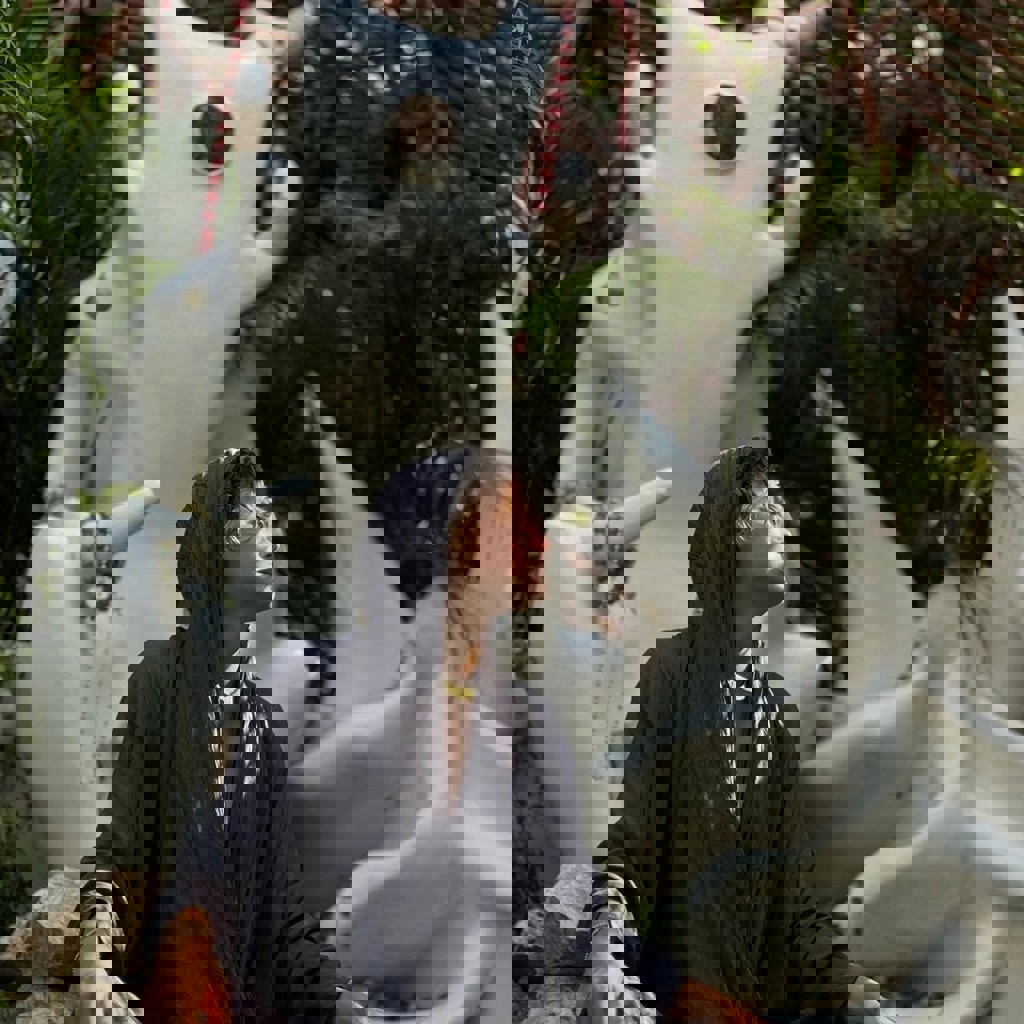 Балахон цвета графит