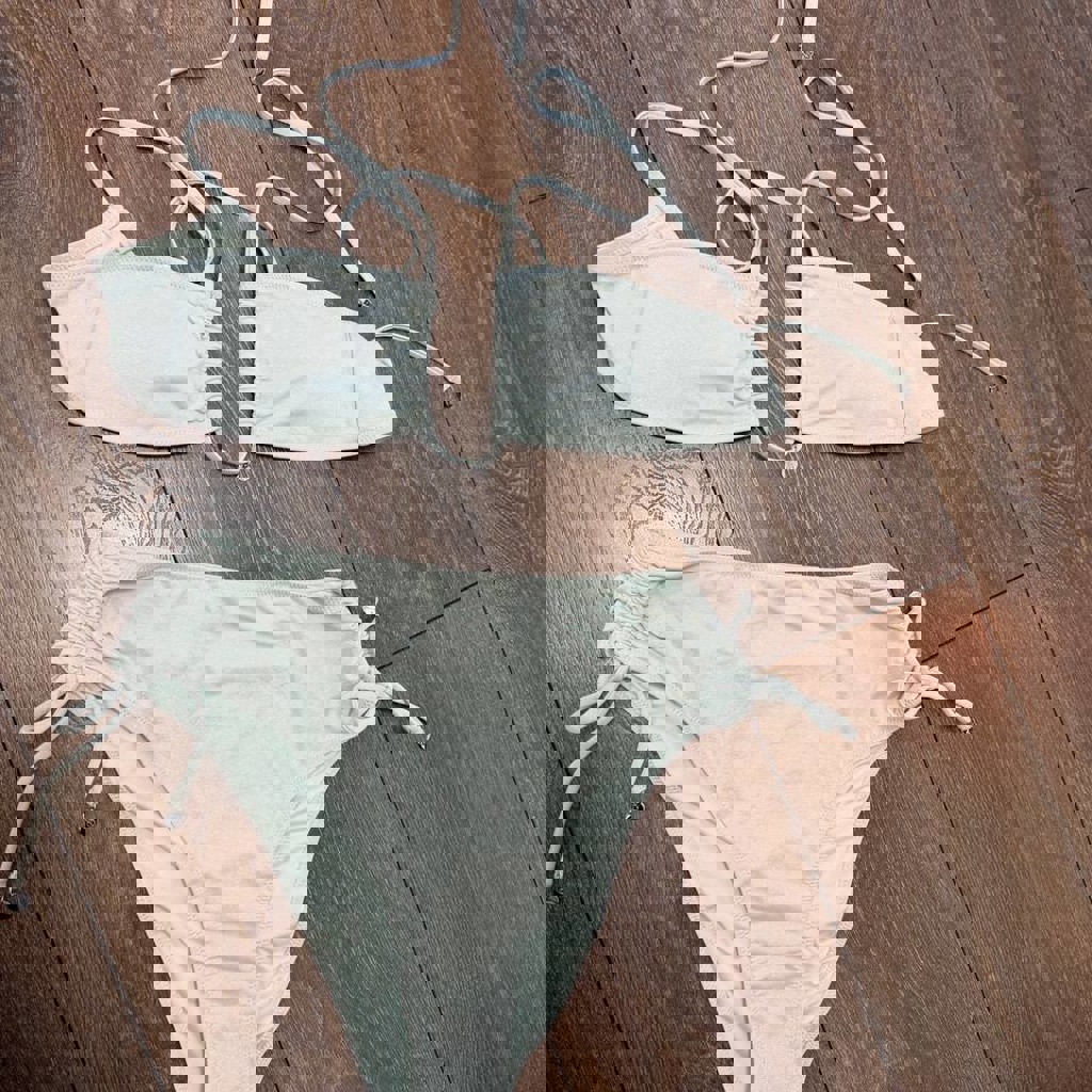 Купальник Victoria's Secret Winter Ice Metallic