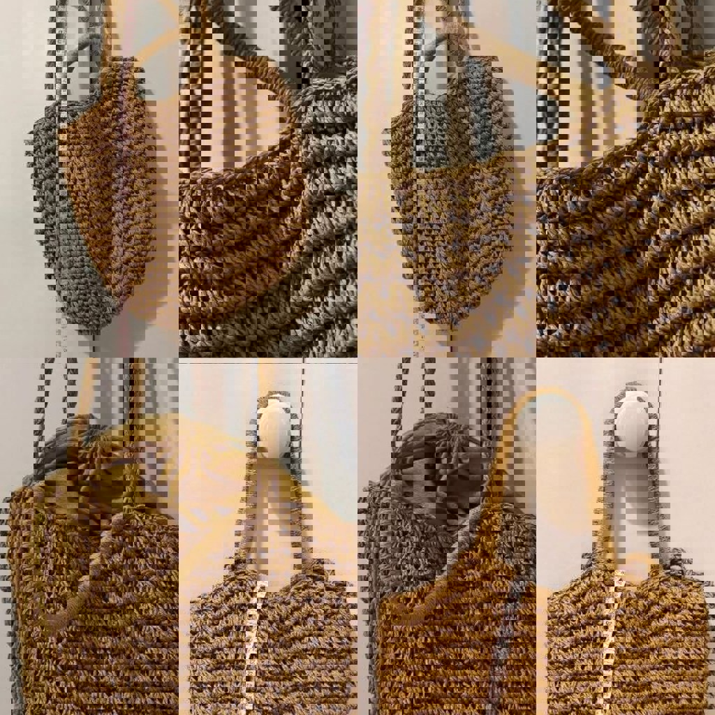 Сумочка плетеная летняя