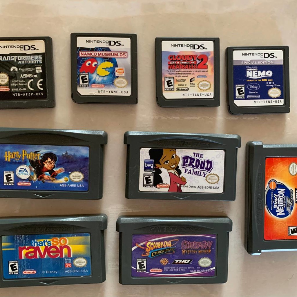 Nintendo game boy & Nintendo DS картриджи