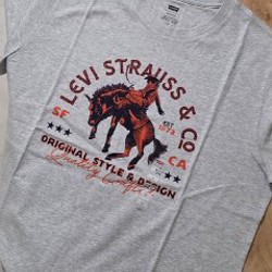 Футболка Levi's (зеленая) - фото 3