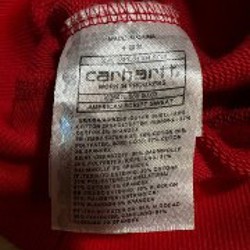 Красный свитшот Carhartt WIP M - фото 3