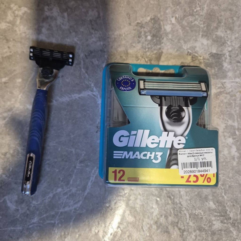 Кассеты для бритвы Gillette Mach 3