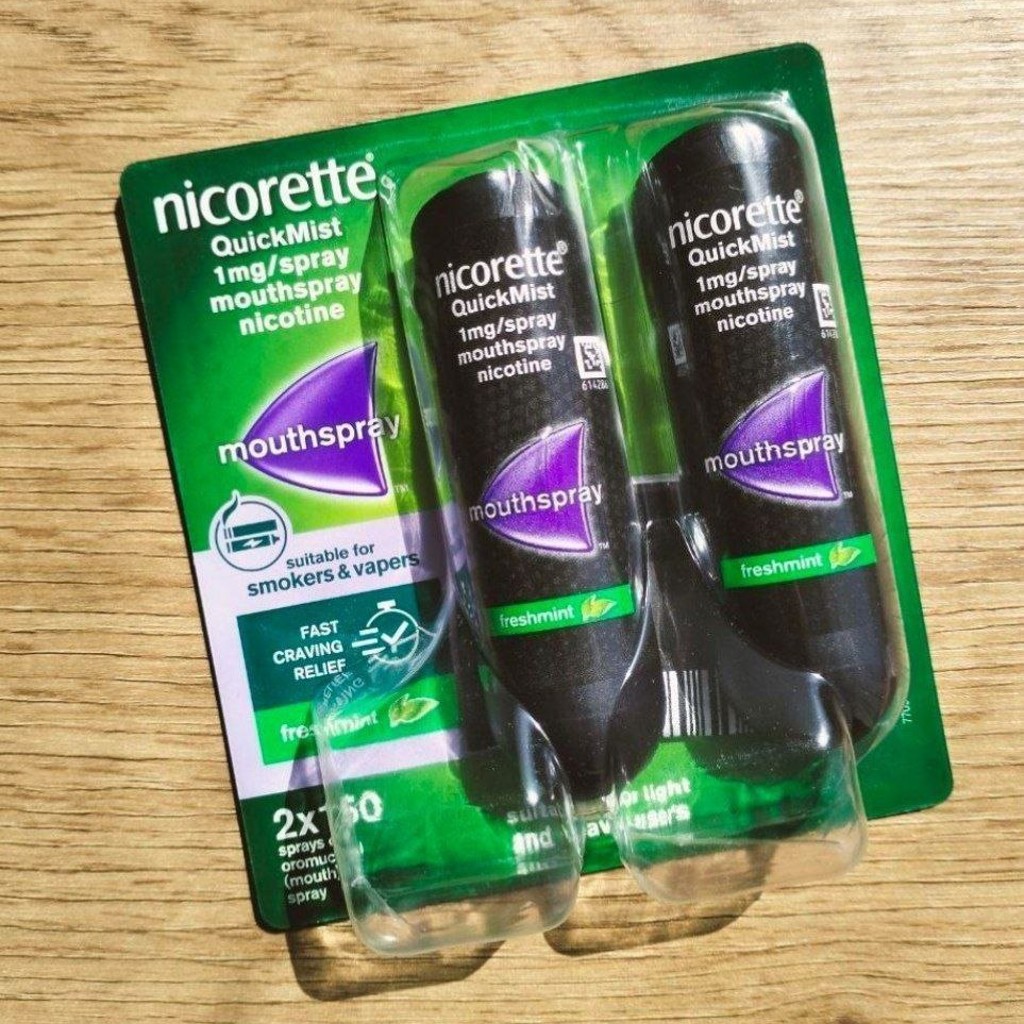 Никотиновый спрей Nicorette