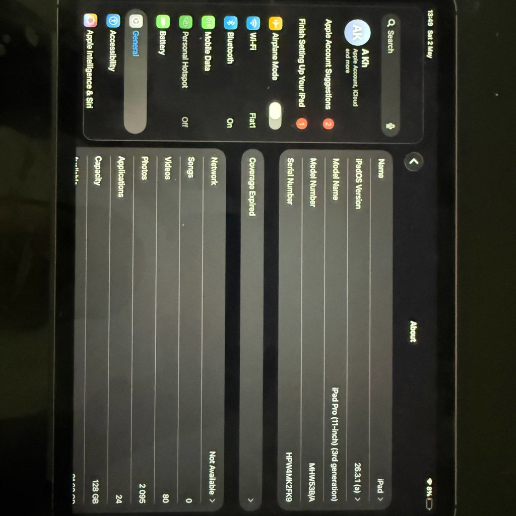 IPad Pro 11 3th Gen M1