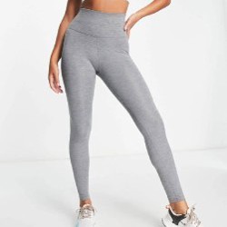 Nike One Dri-FIT серые леггинсы - фото 7