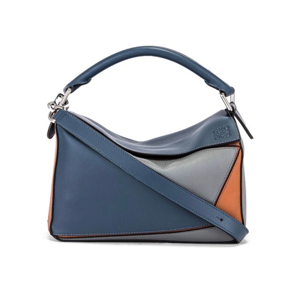 Сумка Loewe Puzzle Tricolor Navy