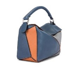 Сумка Loewe Puzzle Tricolor Navy - фото 3
