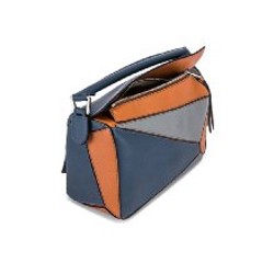 Сумка Loewe Puzzle Tricolor Navy - фото 5