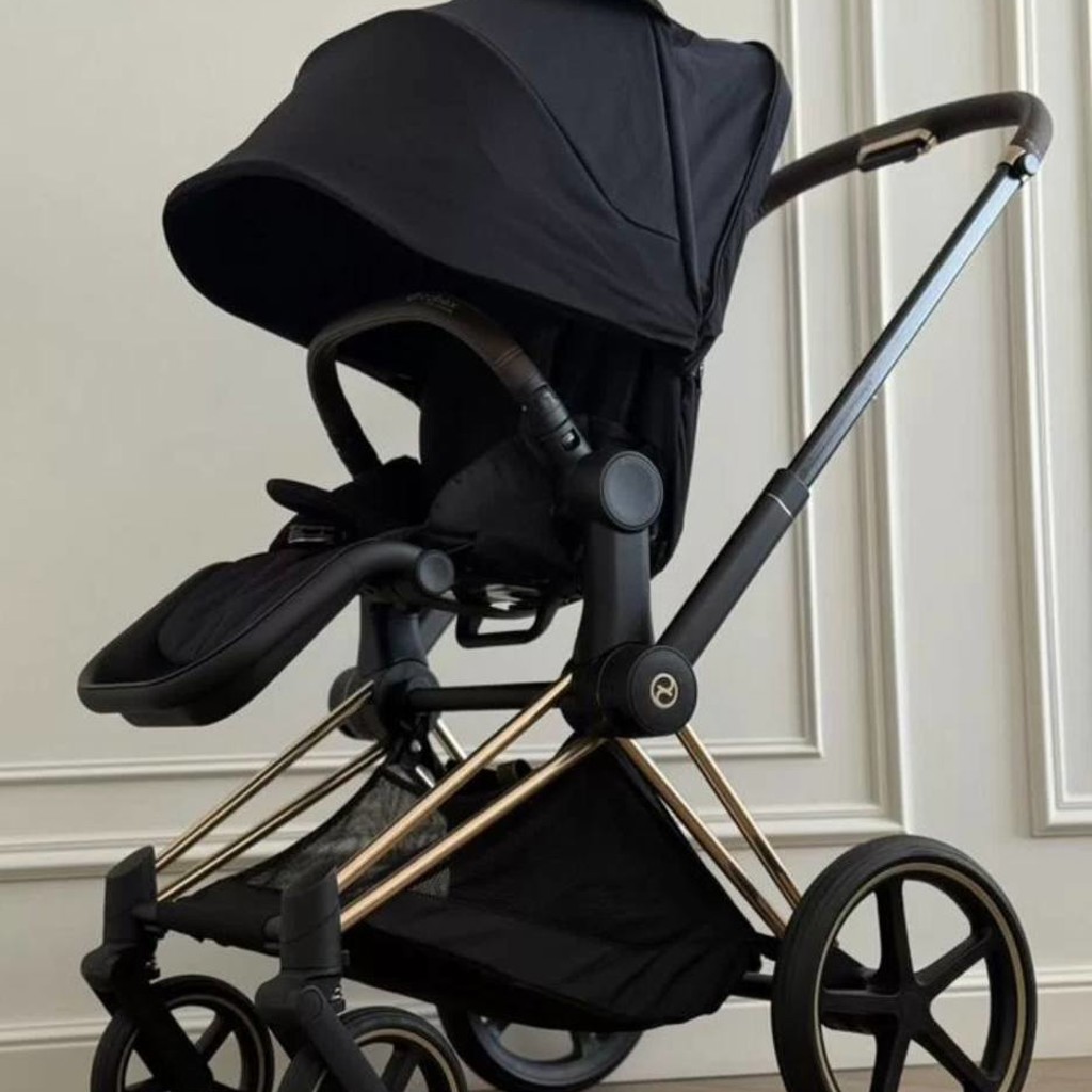 Коляска Cybex Priam 4 2 в 1 Black Rose Gold