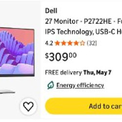 Монитор Dell P2722HE - фото 2