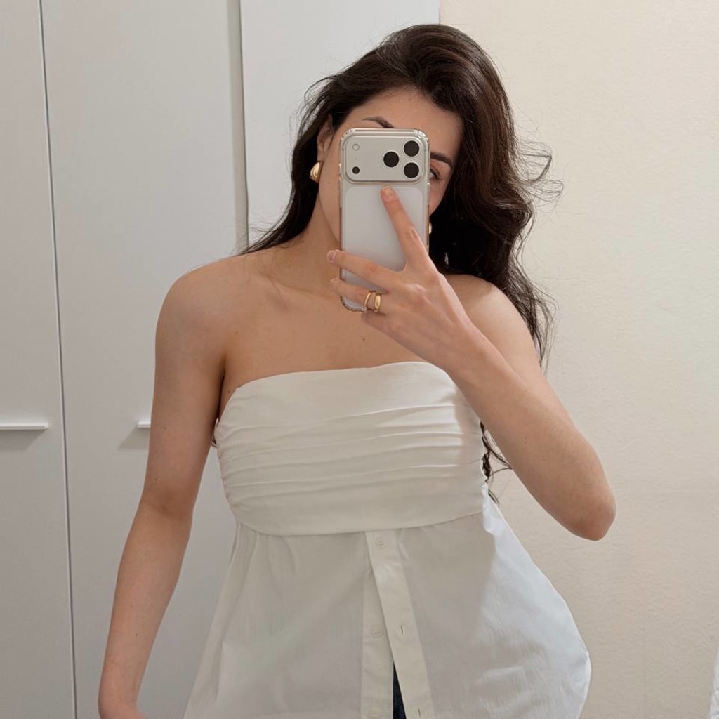 Белый топ Zara