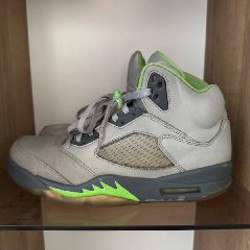 Jordan 5 green bean - фото 7