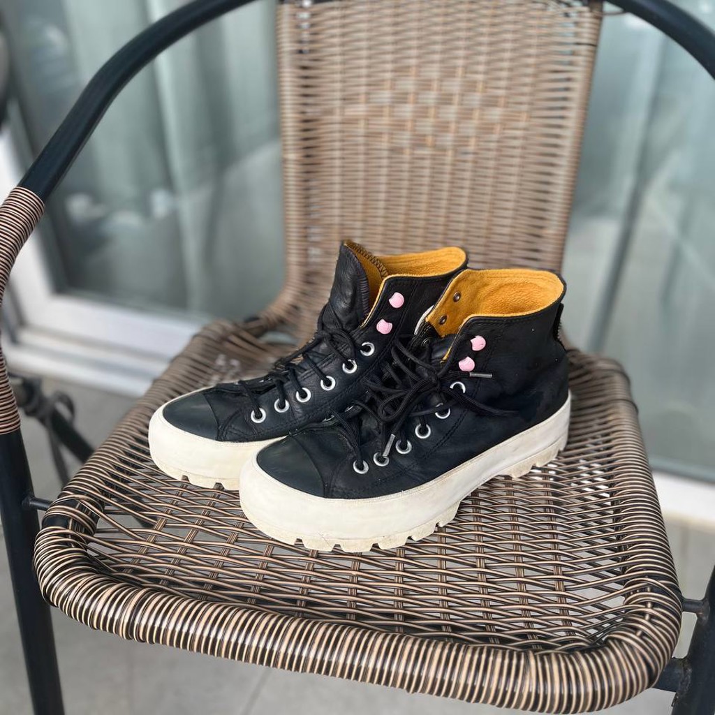 Converse Chuck Taylor All Star Lugged Gore-Tex Leather High-Top Sneakers Black