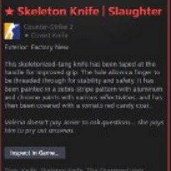 Skeleton Knife | Slaughter - фото 2