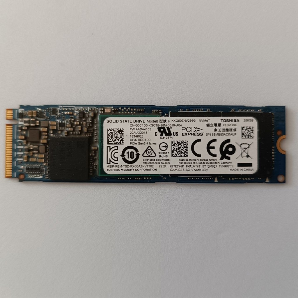256 ГБ SSD NVMe M.2 Toshiba XG5