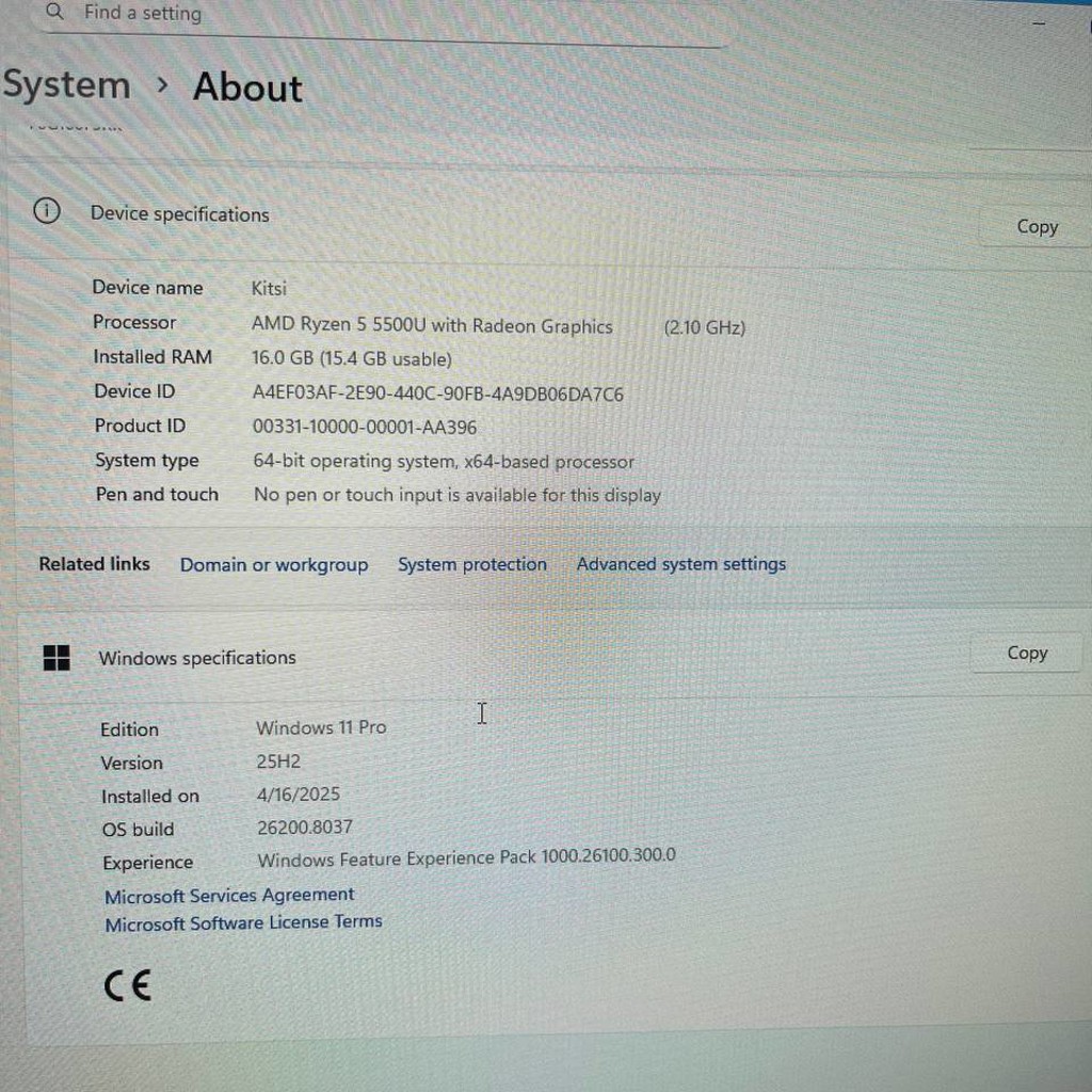 Lenovo All‑in‑One PC