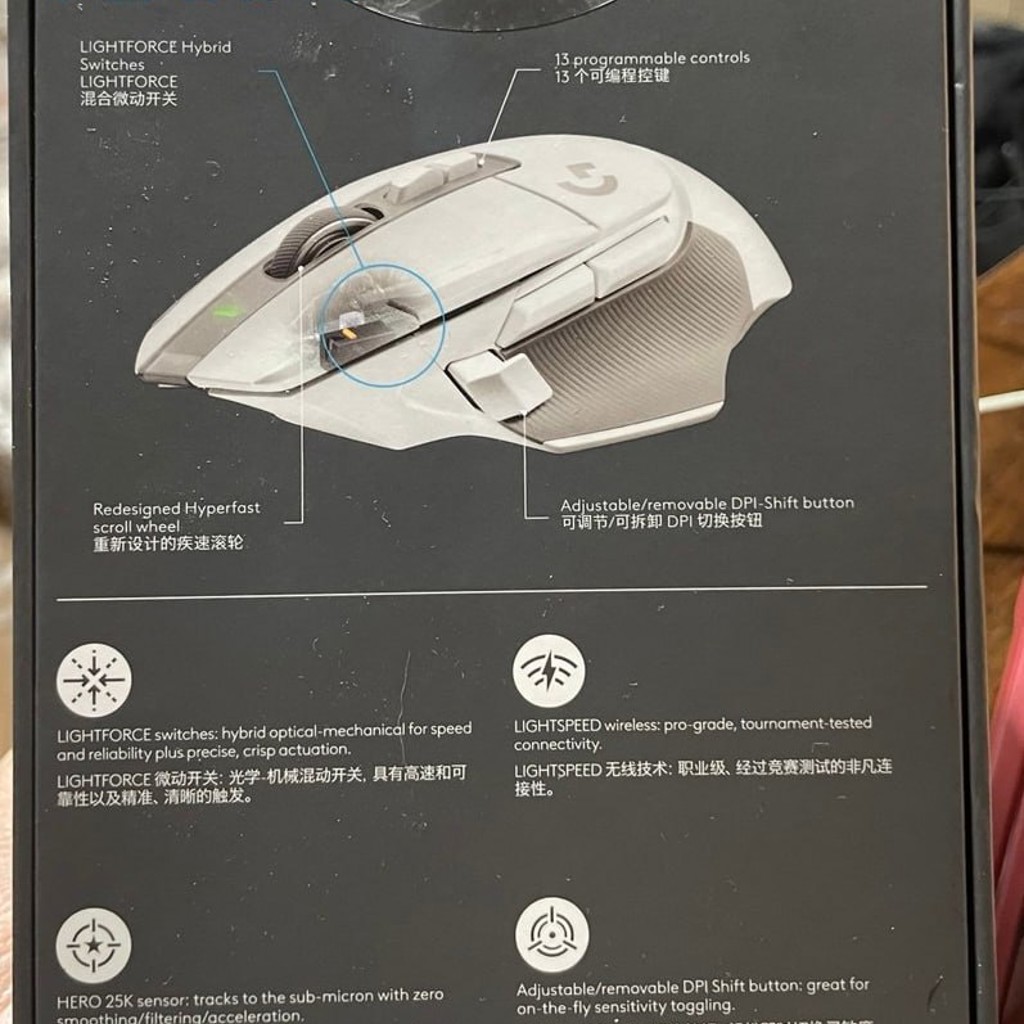 Мышь Logitech G502 X Lightspeed