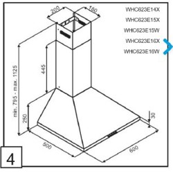 Вытяжка Gorenje каминная WHC623E14X - фото 7