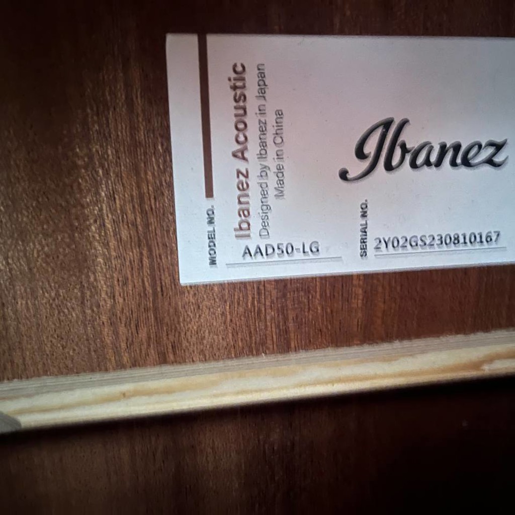 Гитара Ibanez AAD50-LG