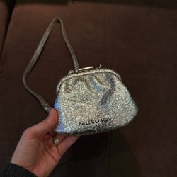 Сумка Balenciaga metallic mini - фото 2