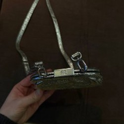 Сумка Balenciaga metallic mini - фото 3