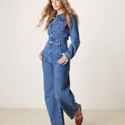 Джинсовый комбинезон ASOS DESIGN - фото 5