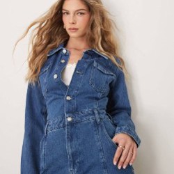 Джинсовый комбинезон ASOS DESIGN - фото 6