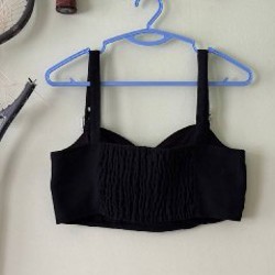 Черный топ h&m - фото 5