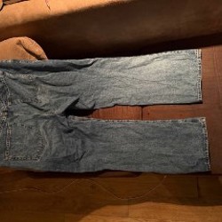 Голубые джинсы Uniqlo - фото 2