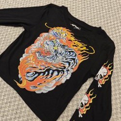 Лонгслив Ed Hardy с тигром - фото 2