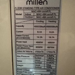 Кондиционер напольный Millen MAC-48K - фото 7
