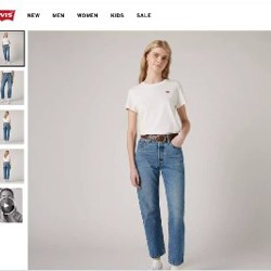 Levis - 501 CROP - фото 5