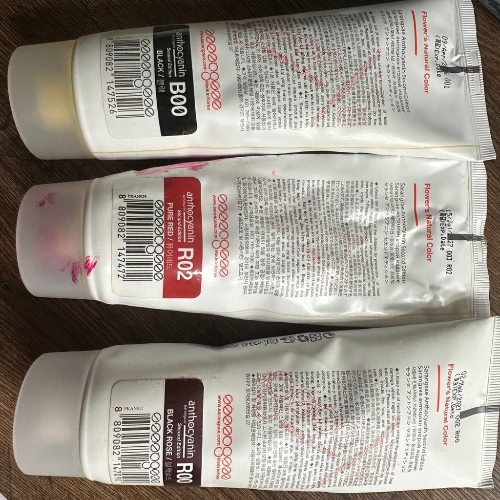 Краситель для волос Pure red