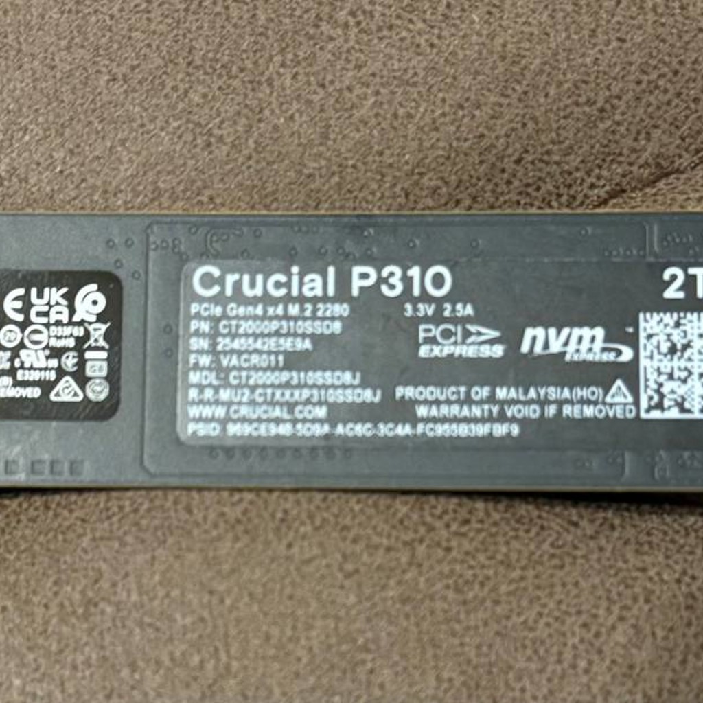 SSD M.2 Crucial P310