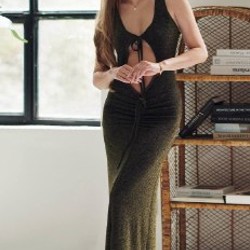 Платье флора принт шифон + накидка - фото 4