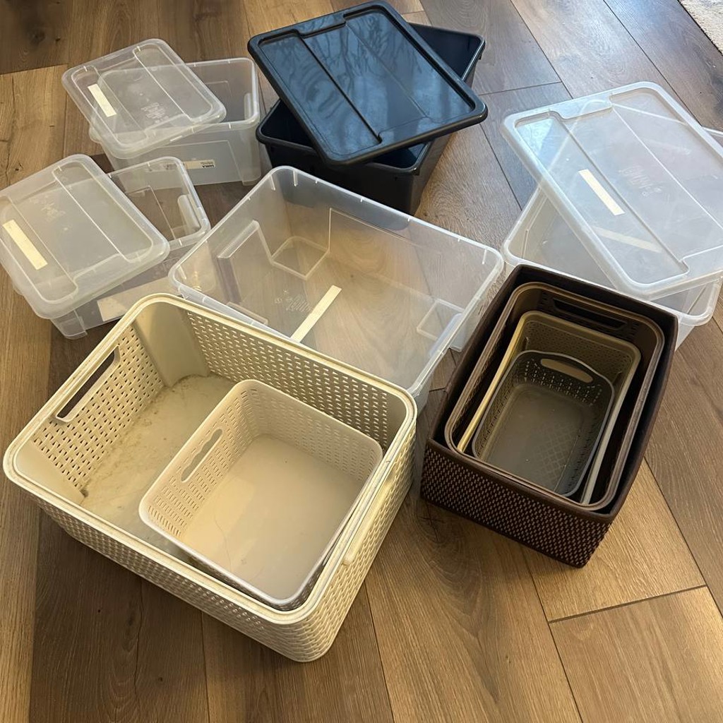 Пластиковые коробки IKEA