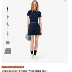 Юбка LACOSTE Short Pleated - фото 8