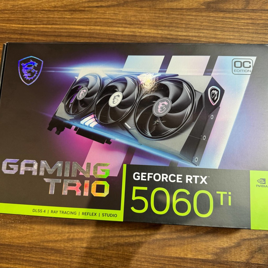 Видеокарта MSI GeForce RTX 5060 Ti 16G GAMING TRIO OC