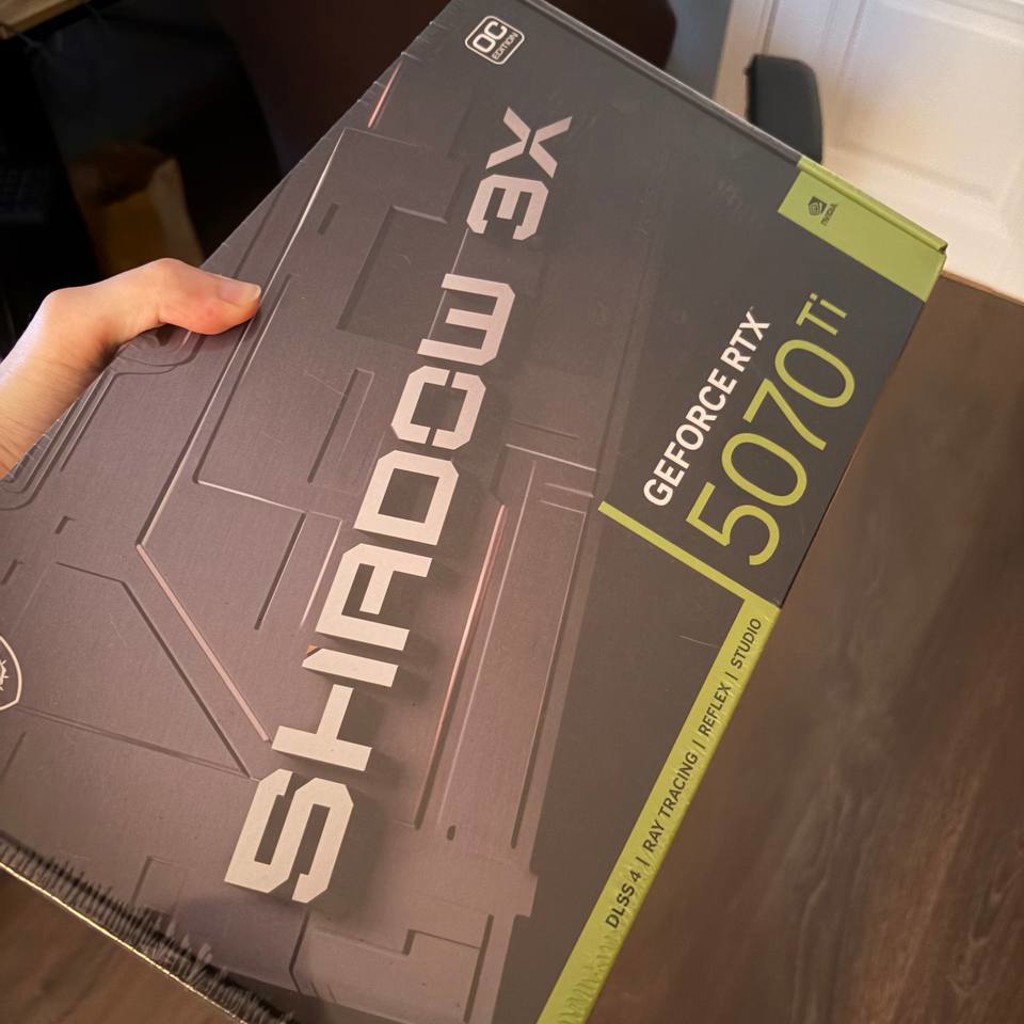 MSI RTX 5070 Ti Shadow 3X