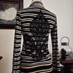 Красная рубашка в этно азиатском стиле - фото 3